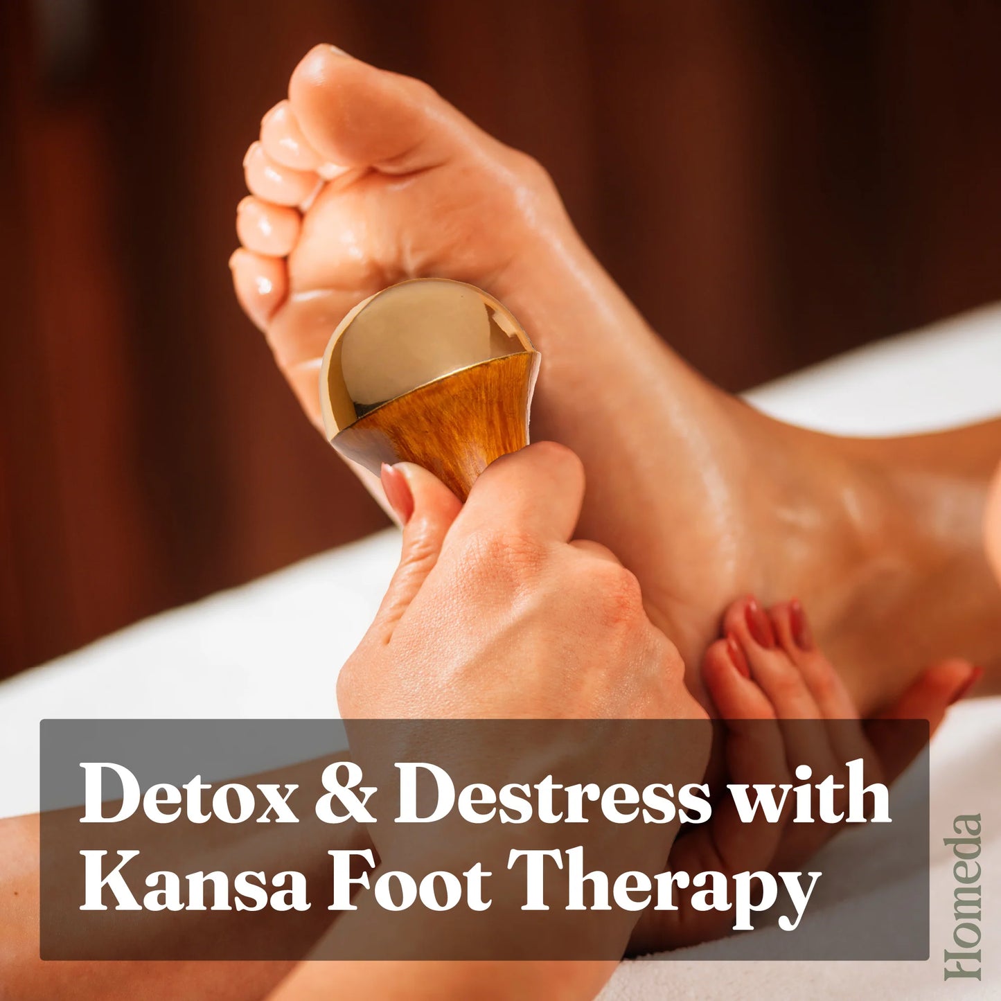 Kansa Foot Massage Wand- Relaxing