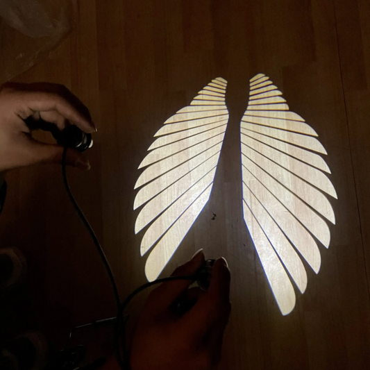 Angel wings projector light