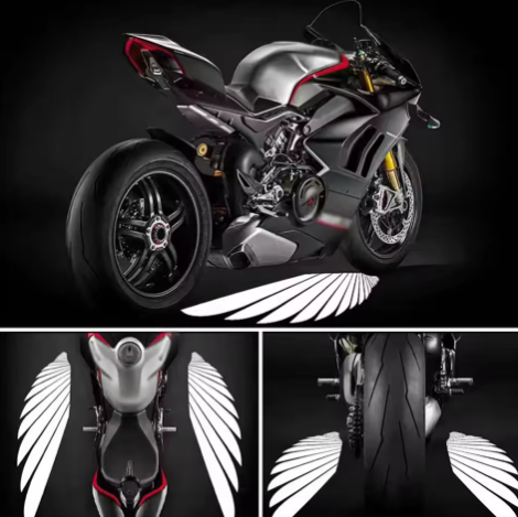 Angel wings projector light