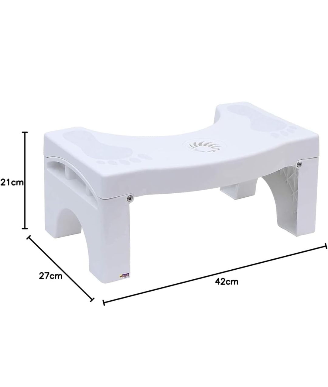 Plastic Foldable Anti-Constipation Potty Training Stool with Air Freshener Slot