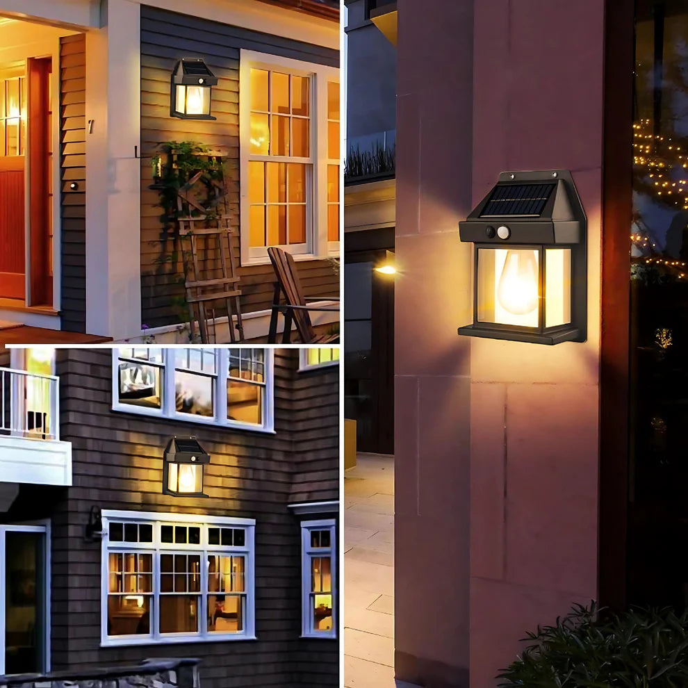 solar light outdoor wall light