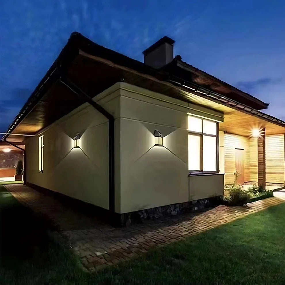 solar light outdoor wall light
