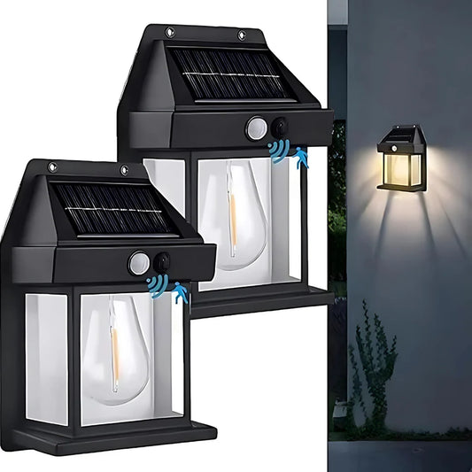 solar light outdoor wall light